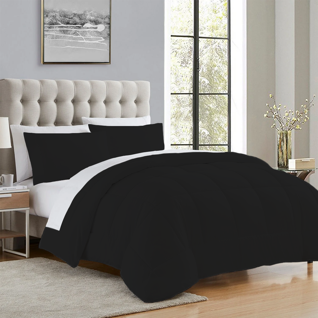 Black Comforter Set