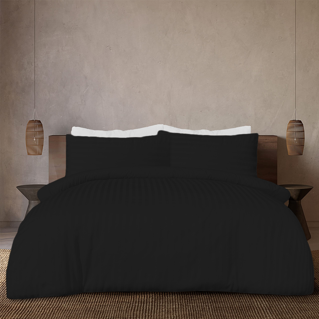 Black Stripe Duvet Cover