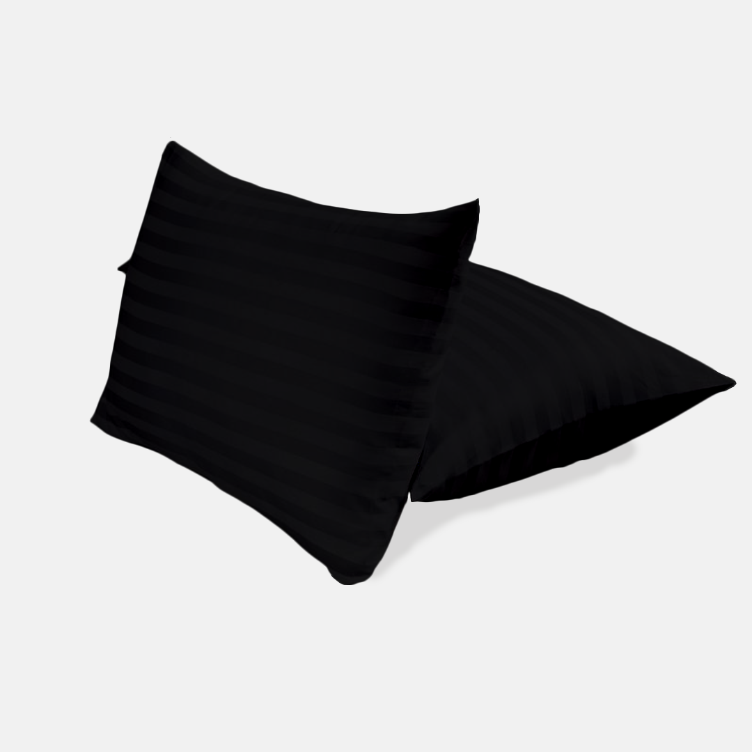 Black Stripe Pillow Cases