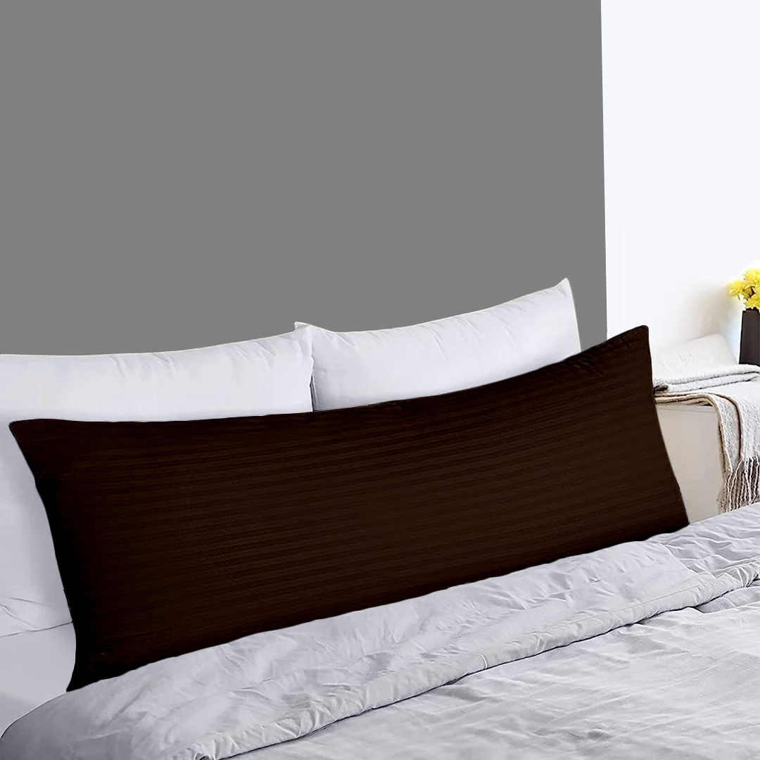 Chocolate Stripe Body Pillow Cases