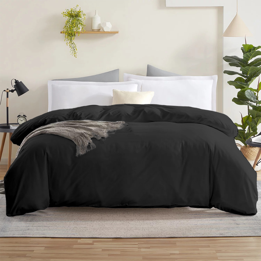 Dark Grey Duvet Cover Only