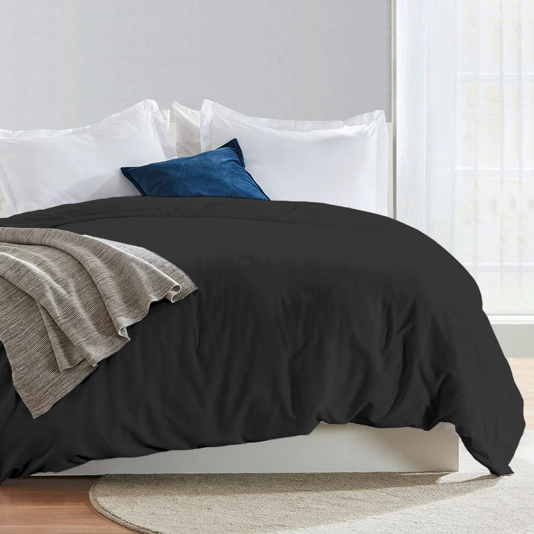 Dark Grey Duvet Cover Only
