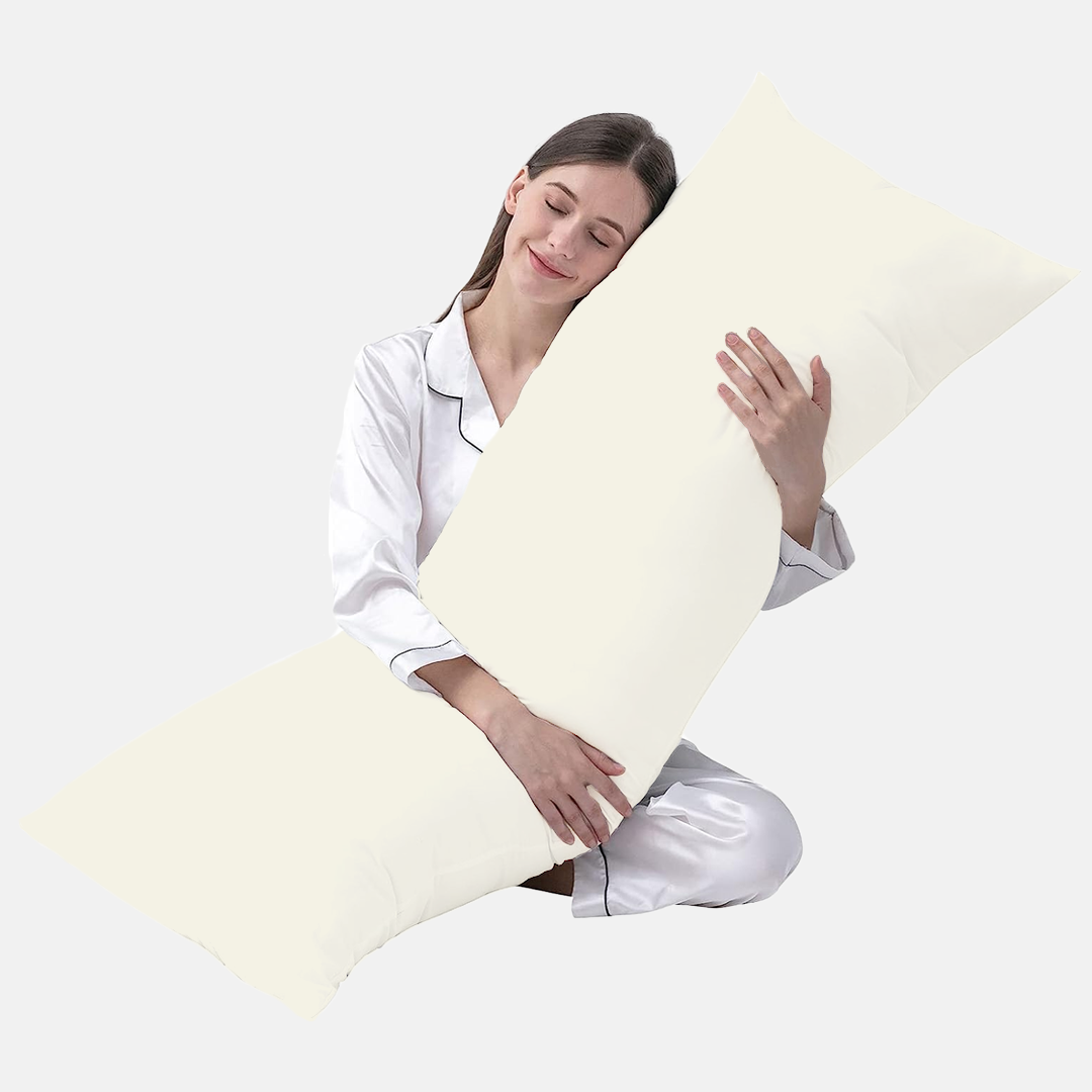 Ivory Body Pillow Cases