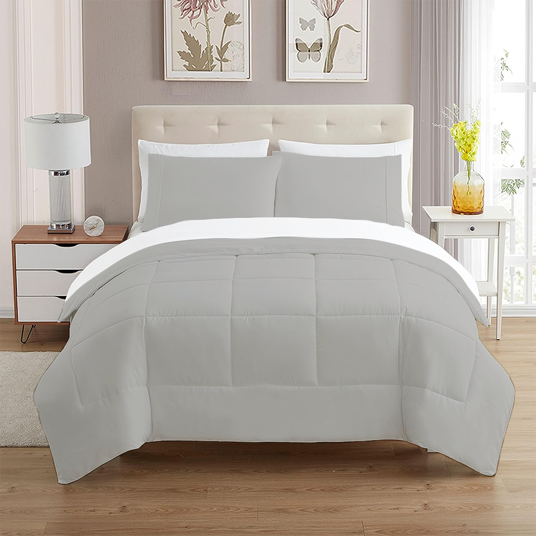 Light Grey Comforter Set