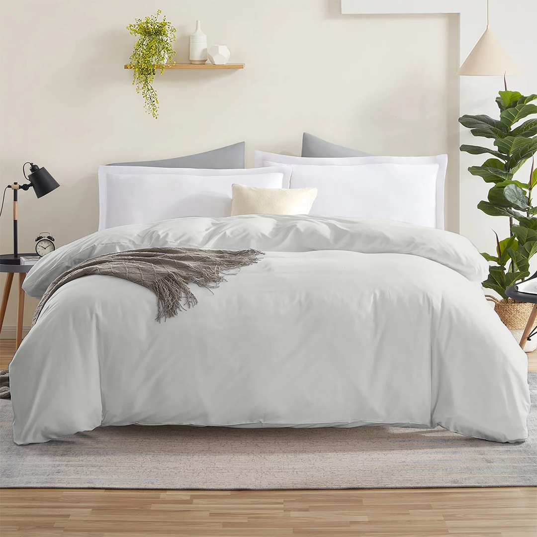Light Grey Duvet Cover Only