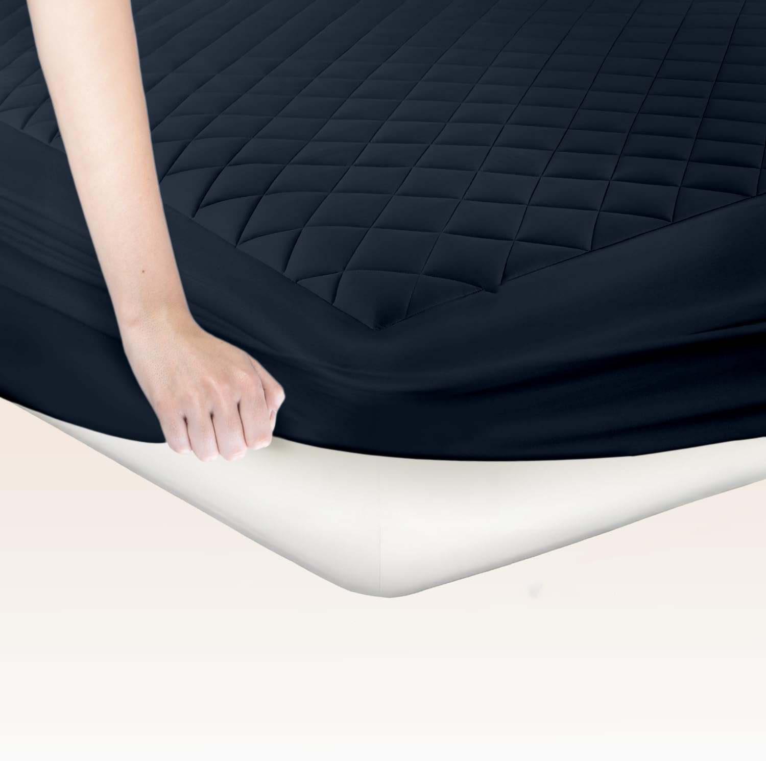 Navy Blue Mattress Topper