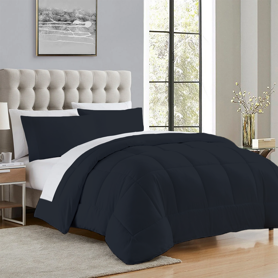 Navy Blue Comforter Set