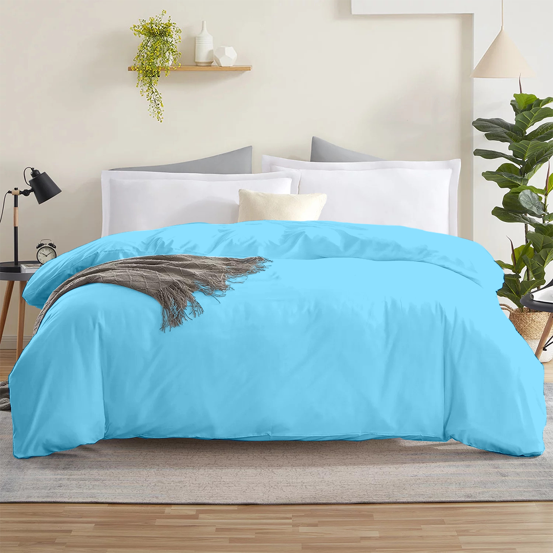 Light Blue Duvet Cover Only