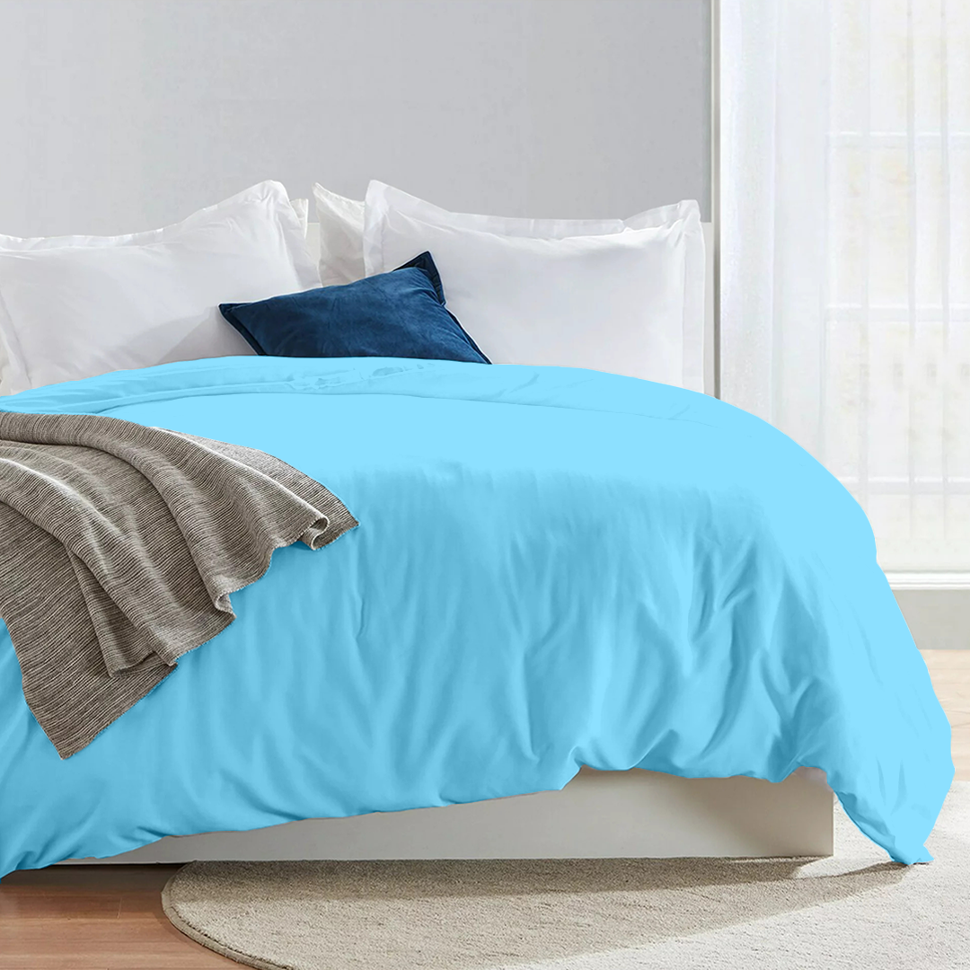 Light Blue Duvet Cover Only
