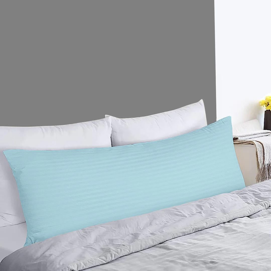 Light Blue Stripe Body Pillow Cases
