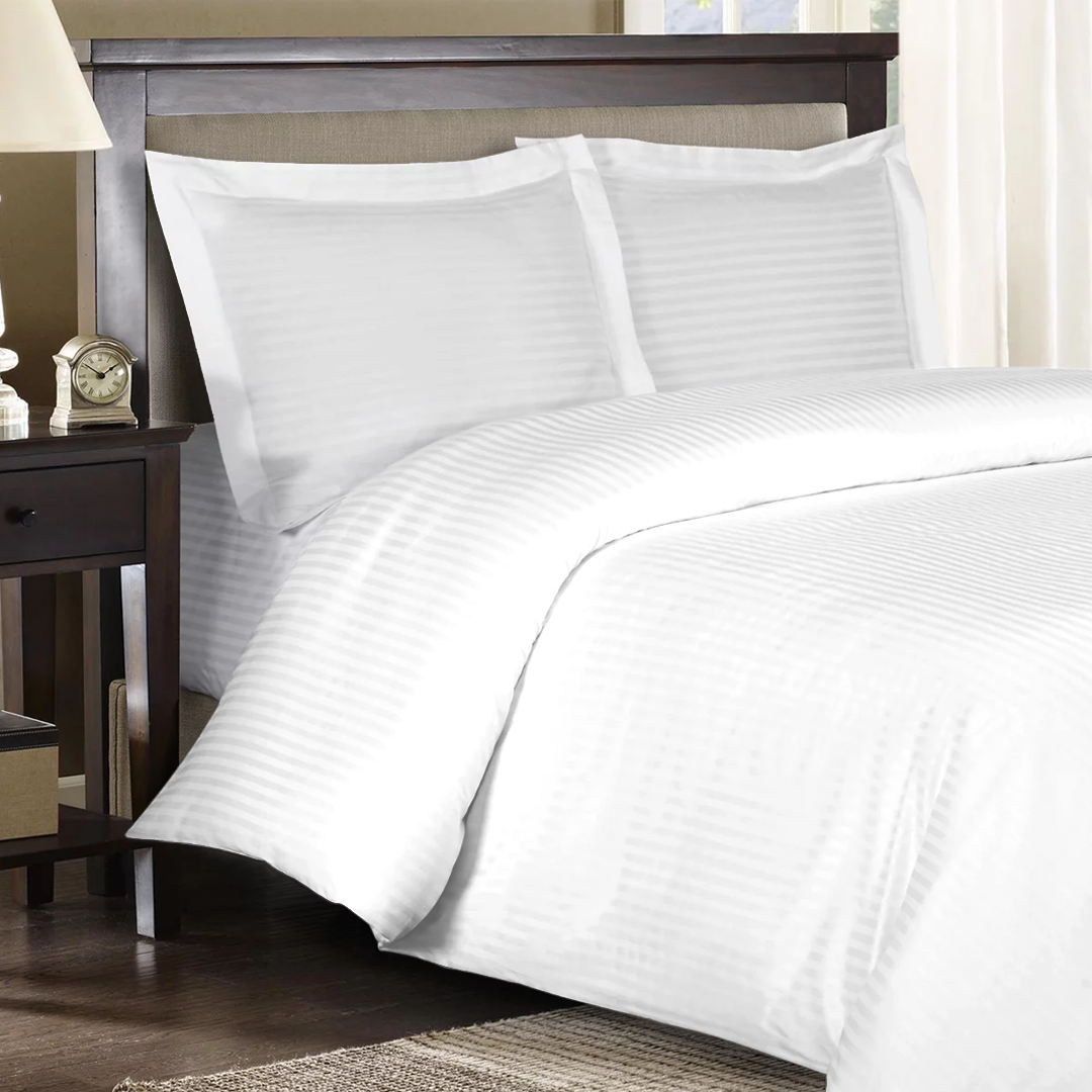 White Stripe Duvet Cover