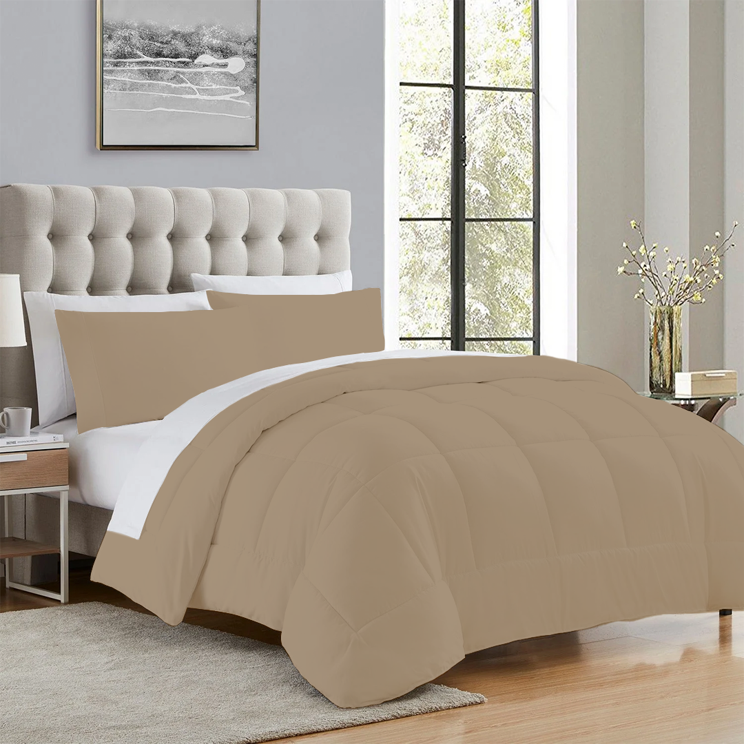 Taupe Comforter Set