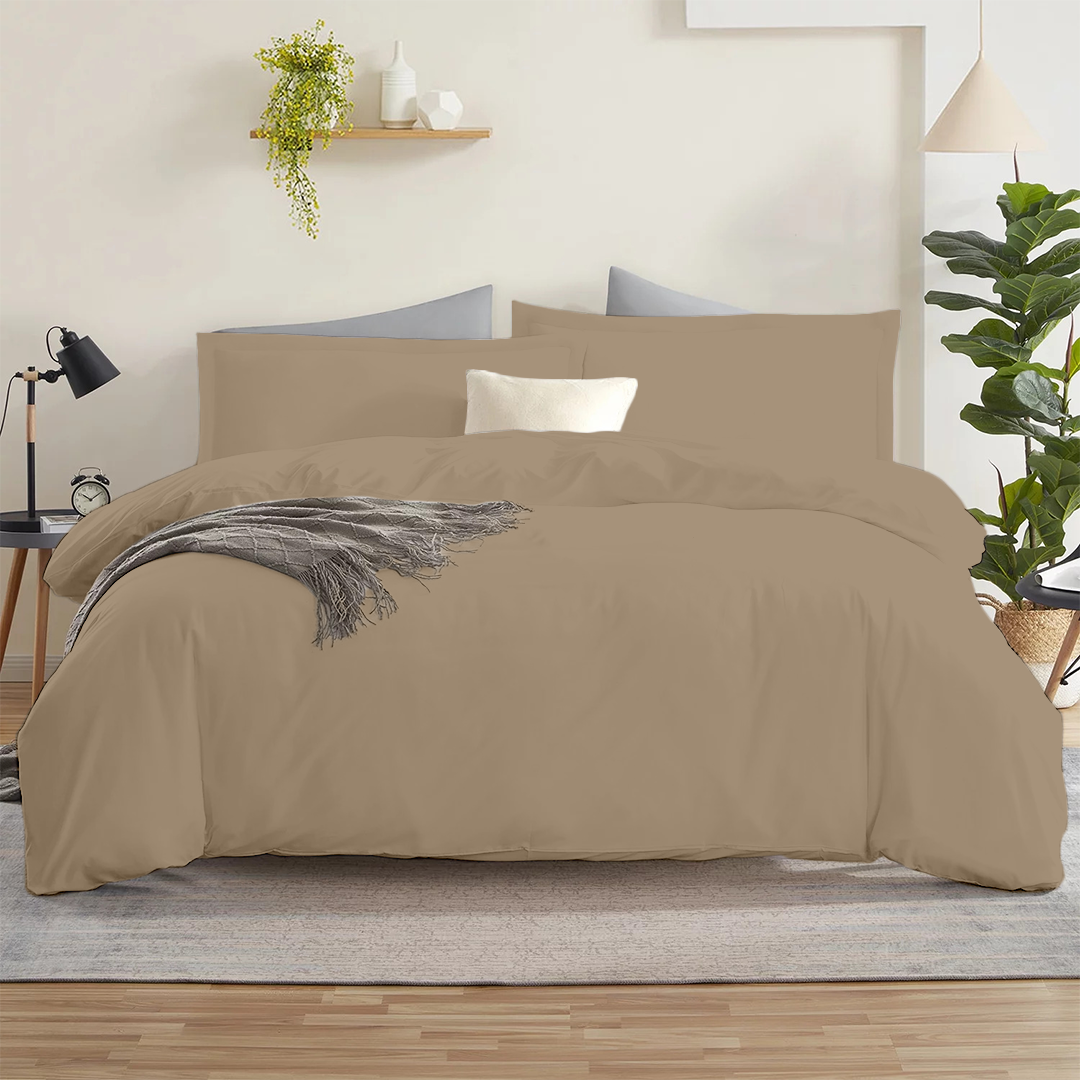 Taupe Duvet Cover Set