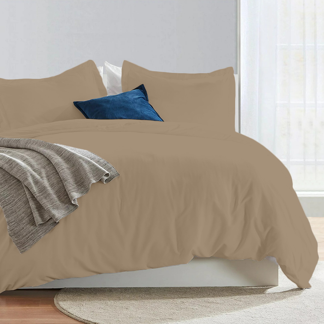 Taupe Duvet Cover Set