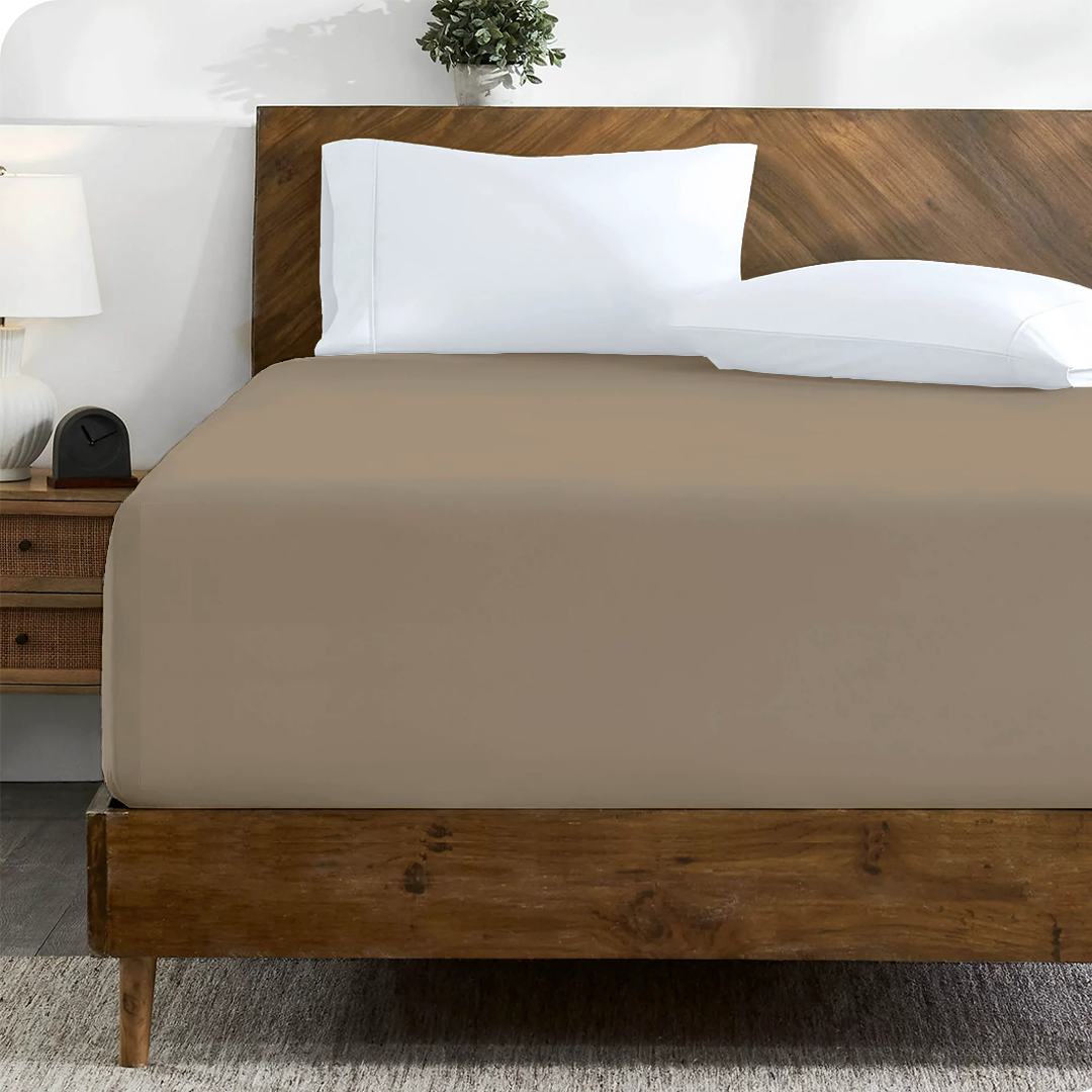 Taupe Fitted Bed Sheet Only