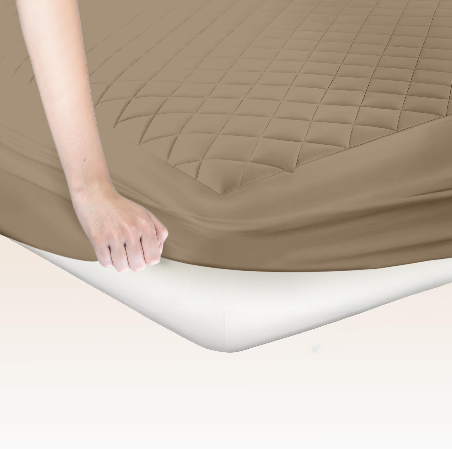 Taupe Mattress Topper