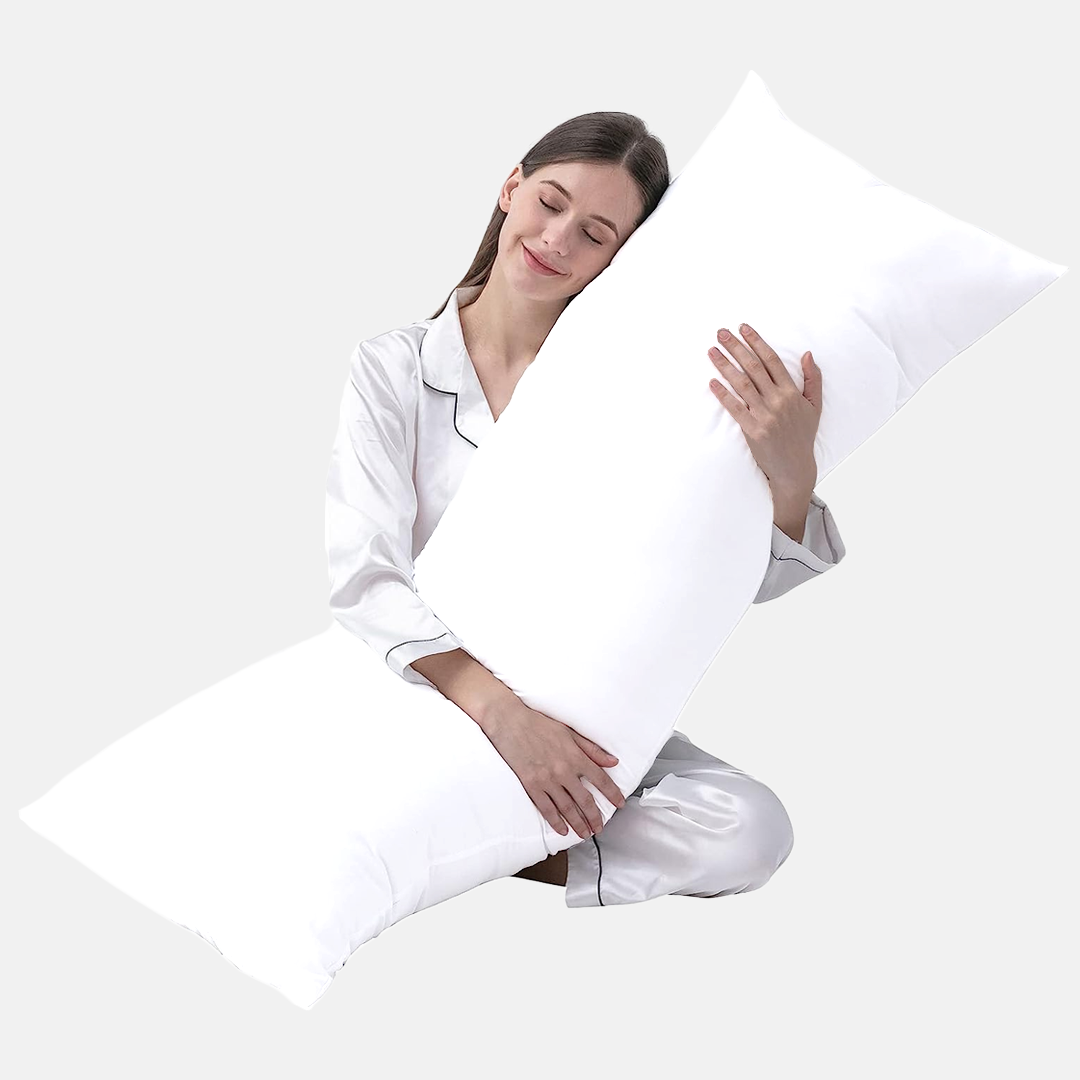 White Body Pillow Cases