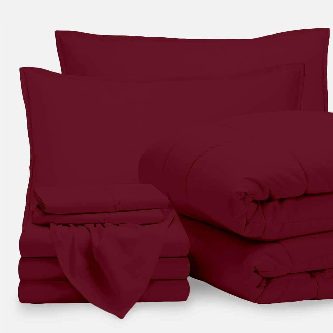 Burgundy Bed In a Bag