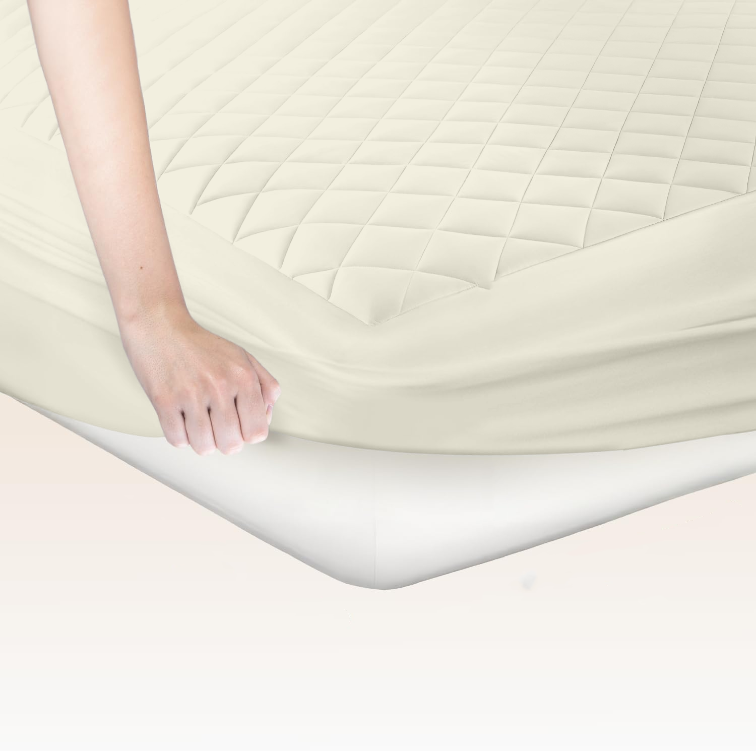 Ivory Mattress Topper