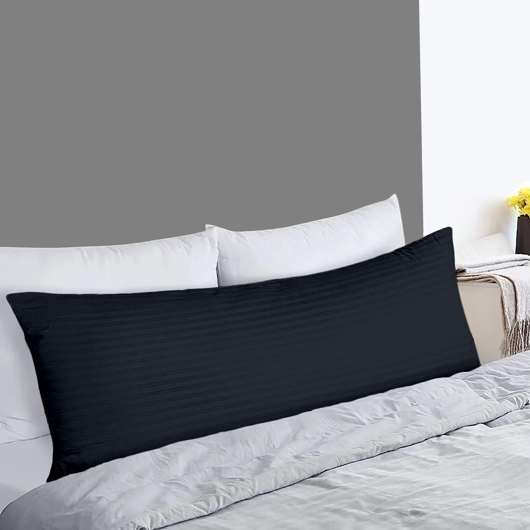 Navy Blue Stripe Body Pillow Cases