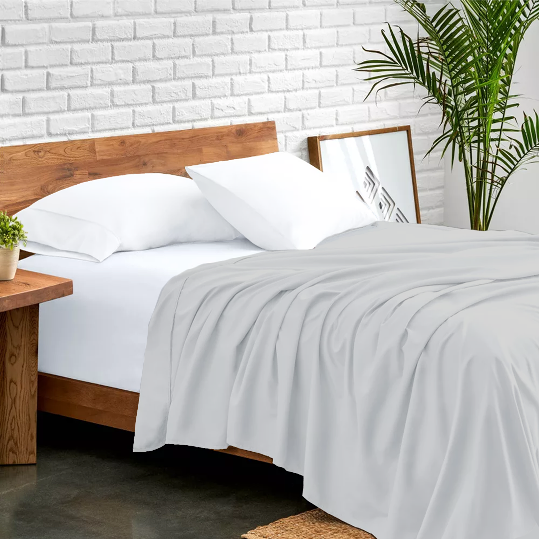Light Grey Flat Bed Sheet Only