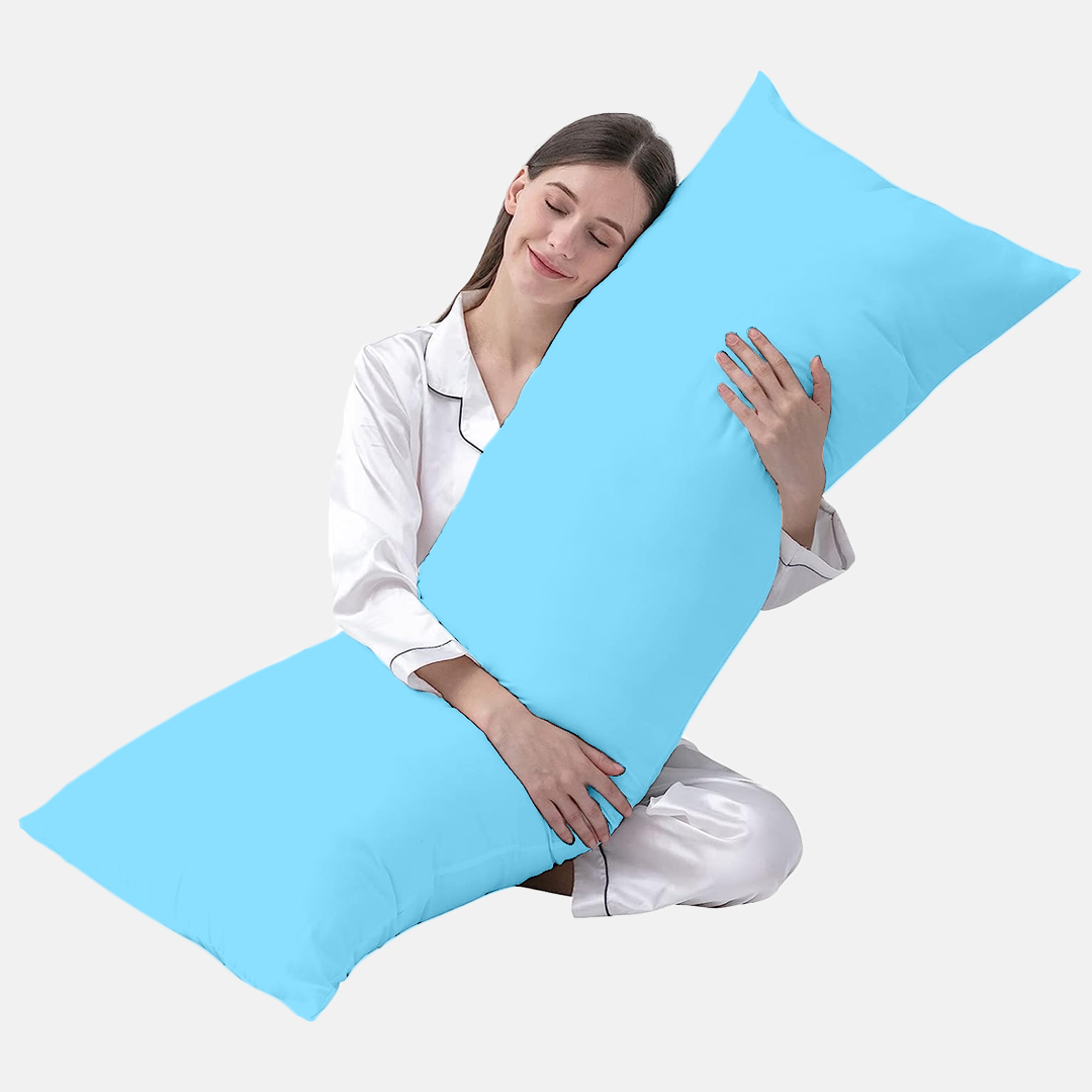 Light Blue Body Pillow Cases