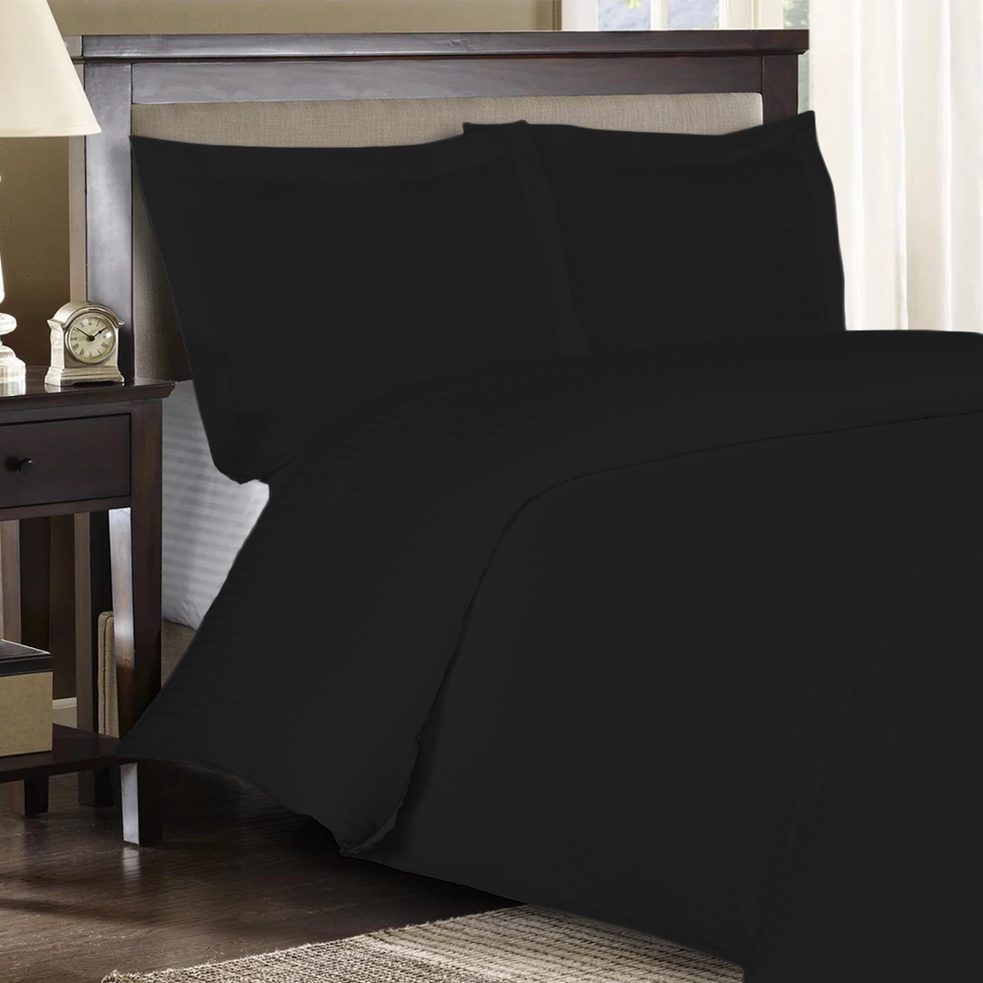 Black Stripe Duvet Cover