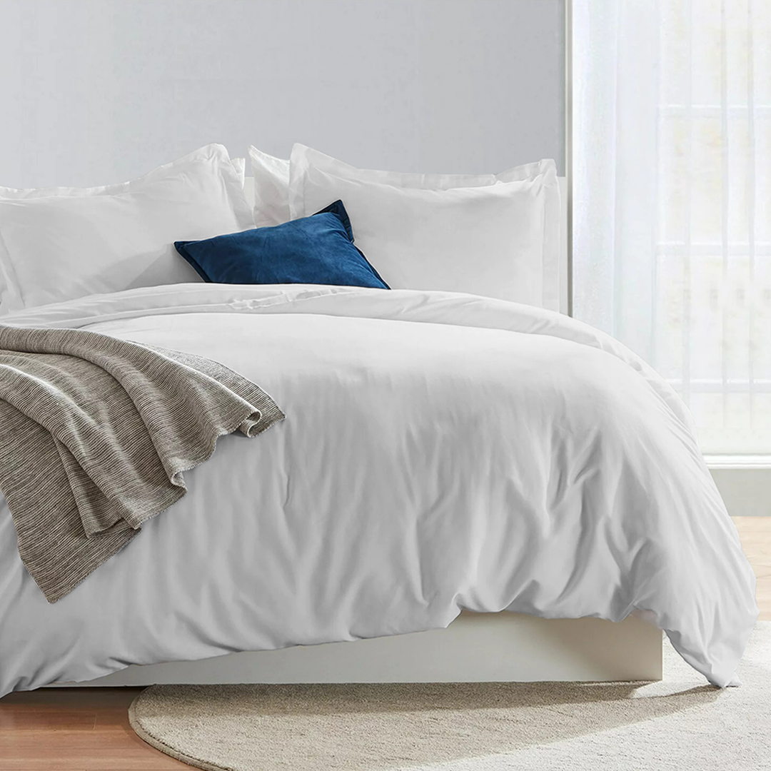 Light Grey Duvet Cover Set