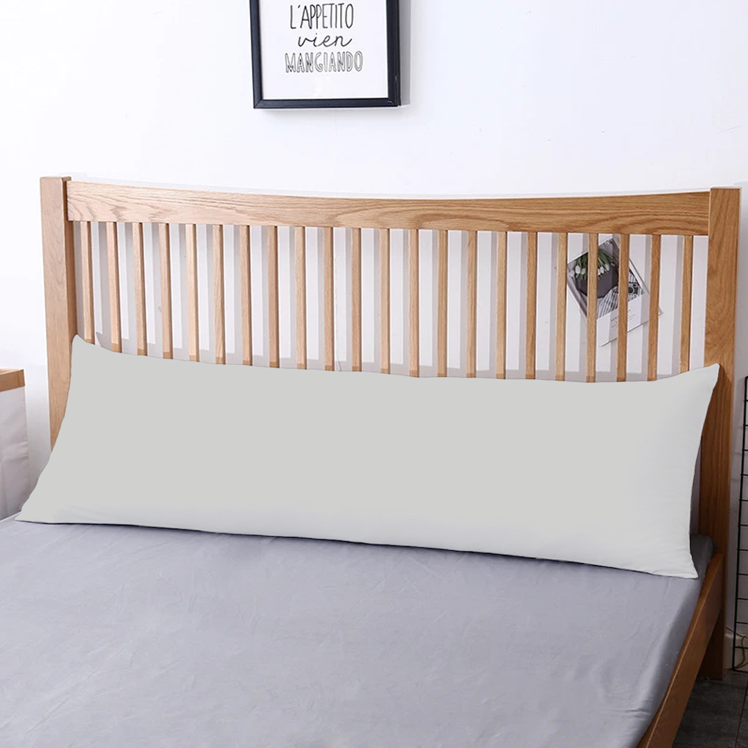 Light Grey Body Pillow Cases