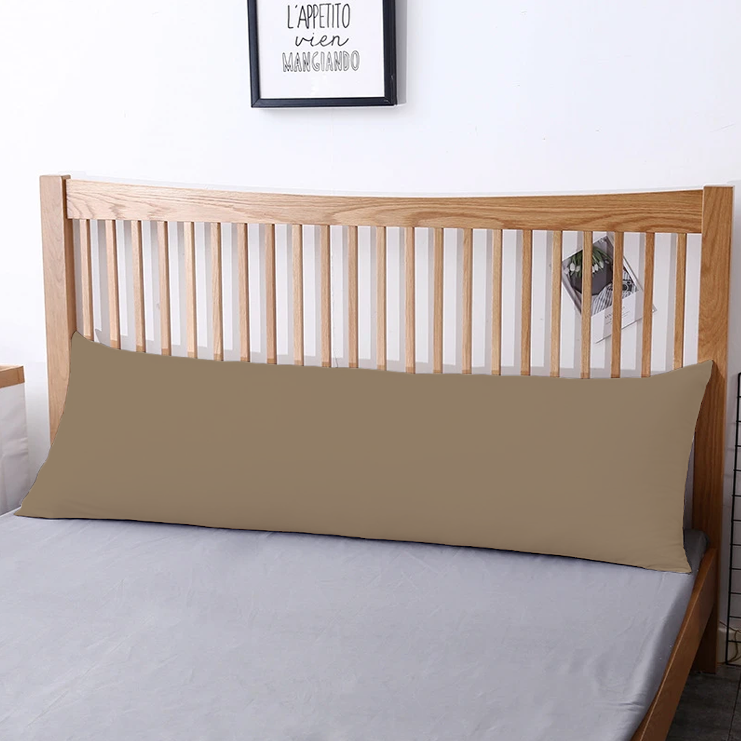 Taupe Body Pillow Cases